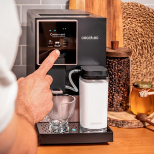 Cecotec Cafetera superautomática Cremmaet Compactccino Connected Black Rose