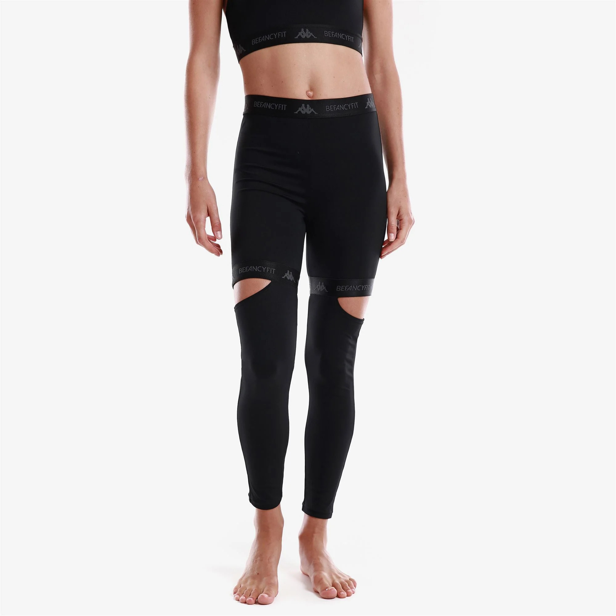 Kappa - Pantalones Mujer Negro - AUTHENTIC BEST