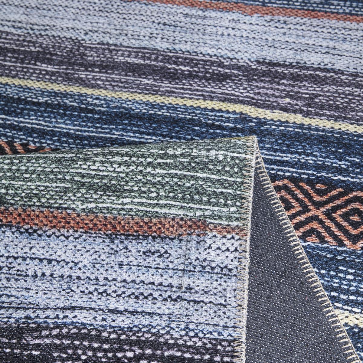 Tapis kilim Voma, doux et soyeux motif Ethnique
