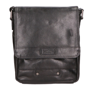 Borsa a tracolla unisex In Vera pelle Made in India 21x25x5 cm