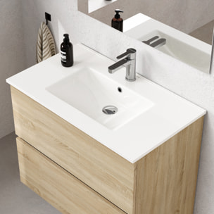 Ensemble de salle de bain SEA Alday, 80cm, Bois Naturel