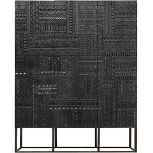 Armario de Madera de Mango 120 Cm Estilo Étnico