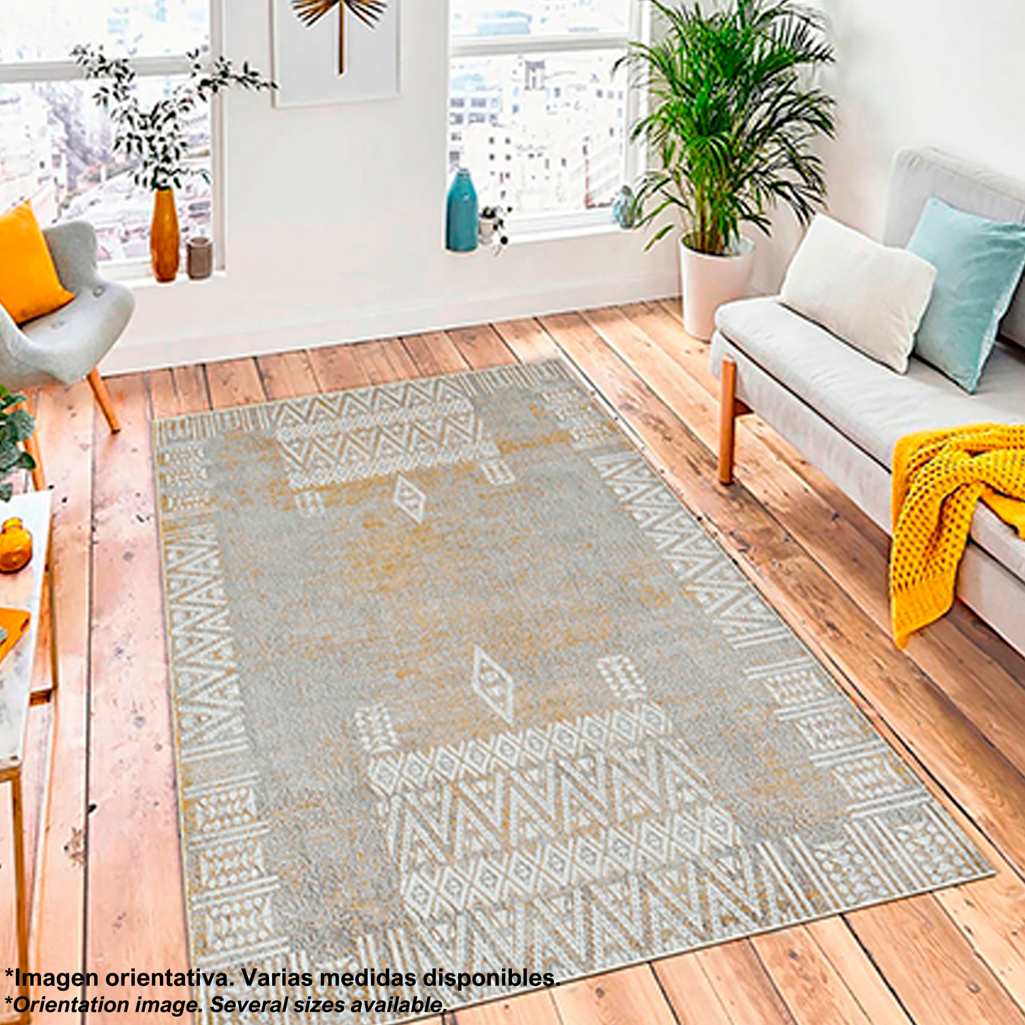 Alfombra de Poliester estampada 80 x 120cm