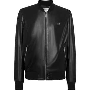 PHILIPP PLEIN Leather Bomber
