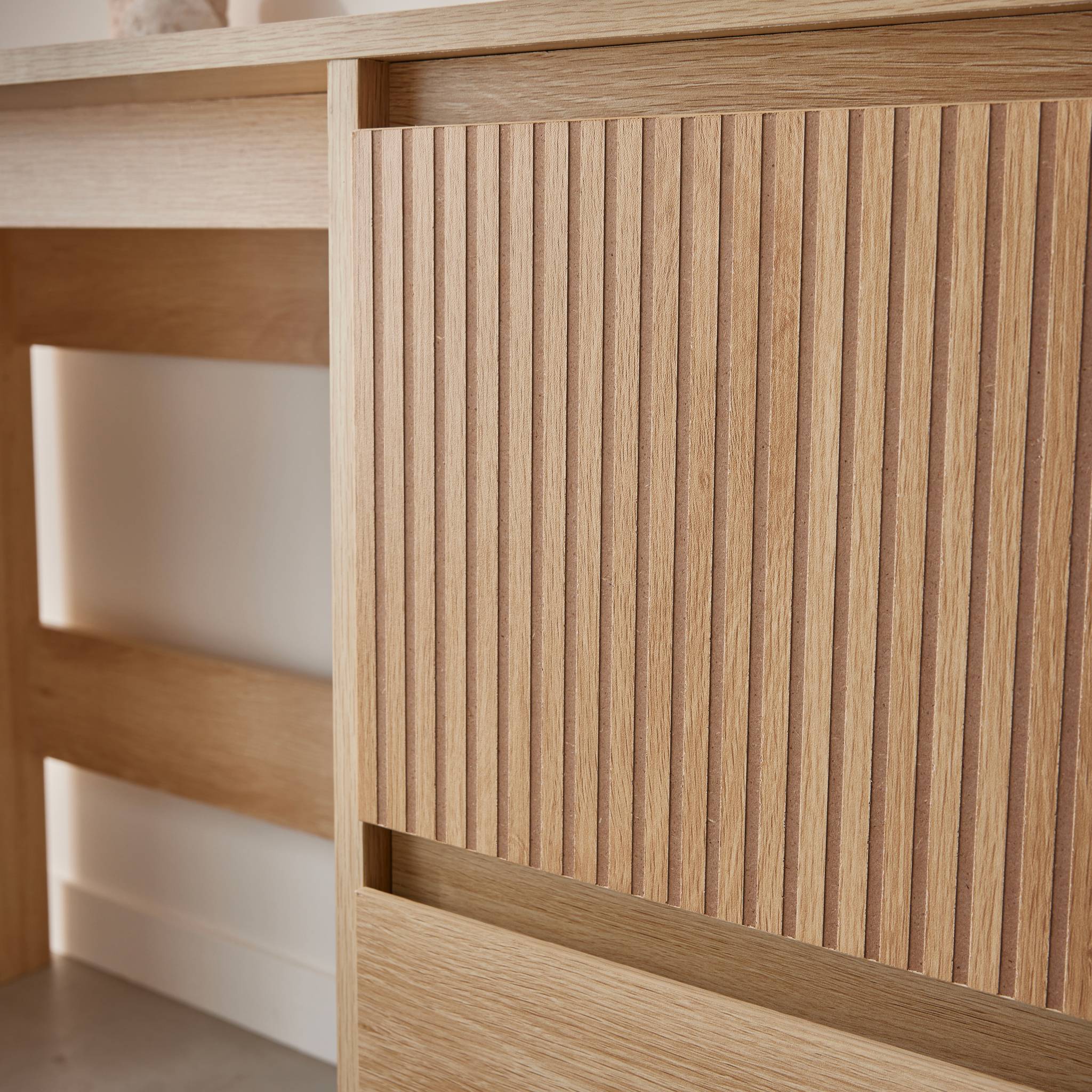 Bureau avec 2 tiroirs LINEAR L 120 x P 48 x H 75cm