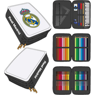 Plumier Con Accesorios Giotto Real Madrid