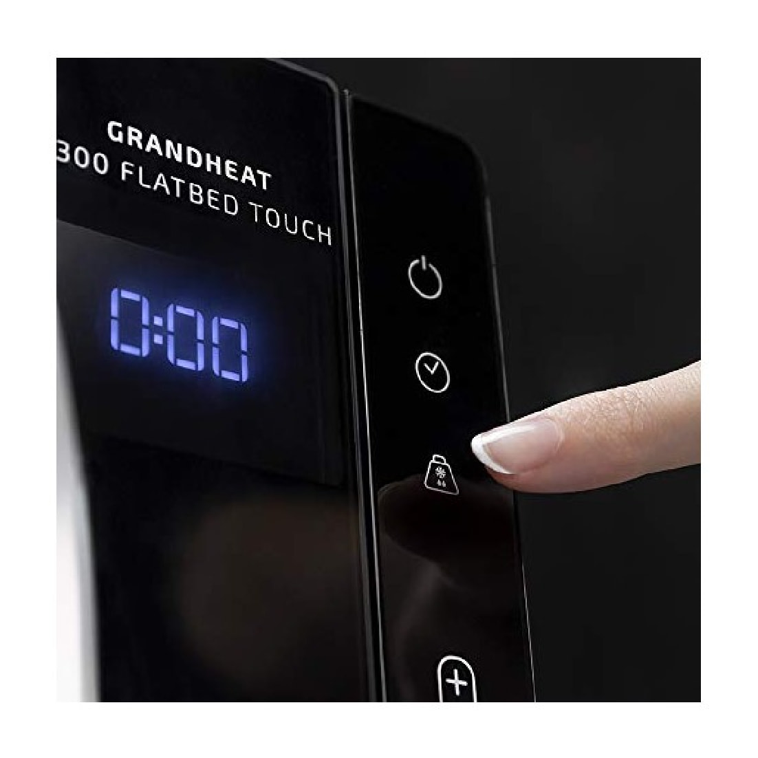 Cecotec Micro-ondes sans plateau GrandHeat 2300 Flatbed Touch Black