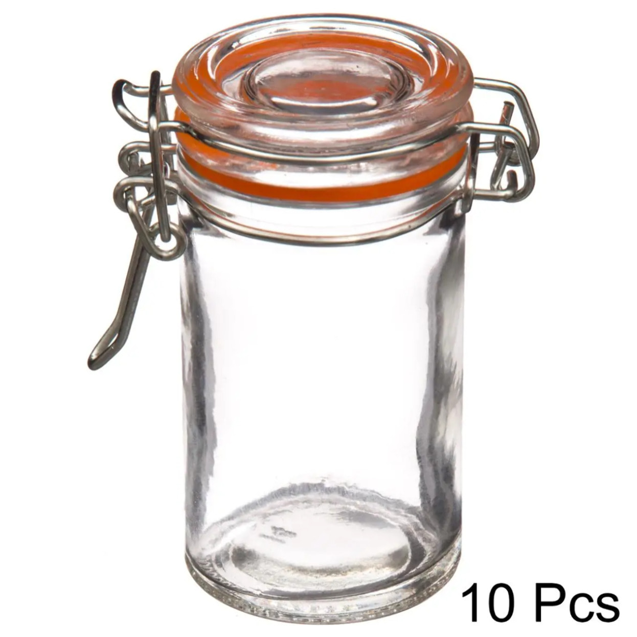 10 Pots en Verre 60 ml