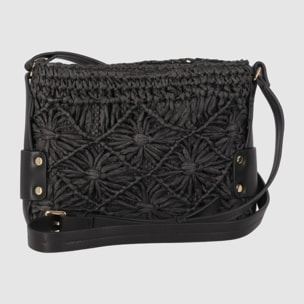 Bolso - Negro - Medida: 25 cm x 18 cm x 6 cm