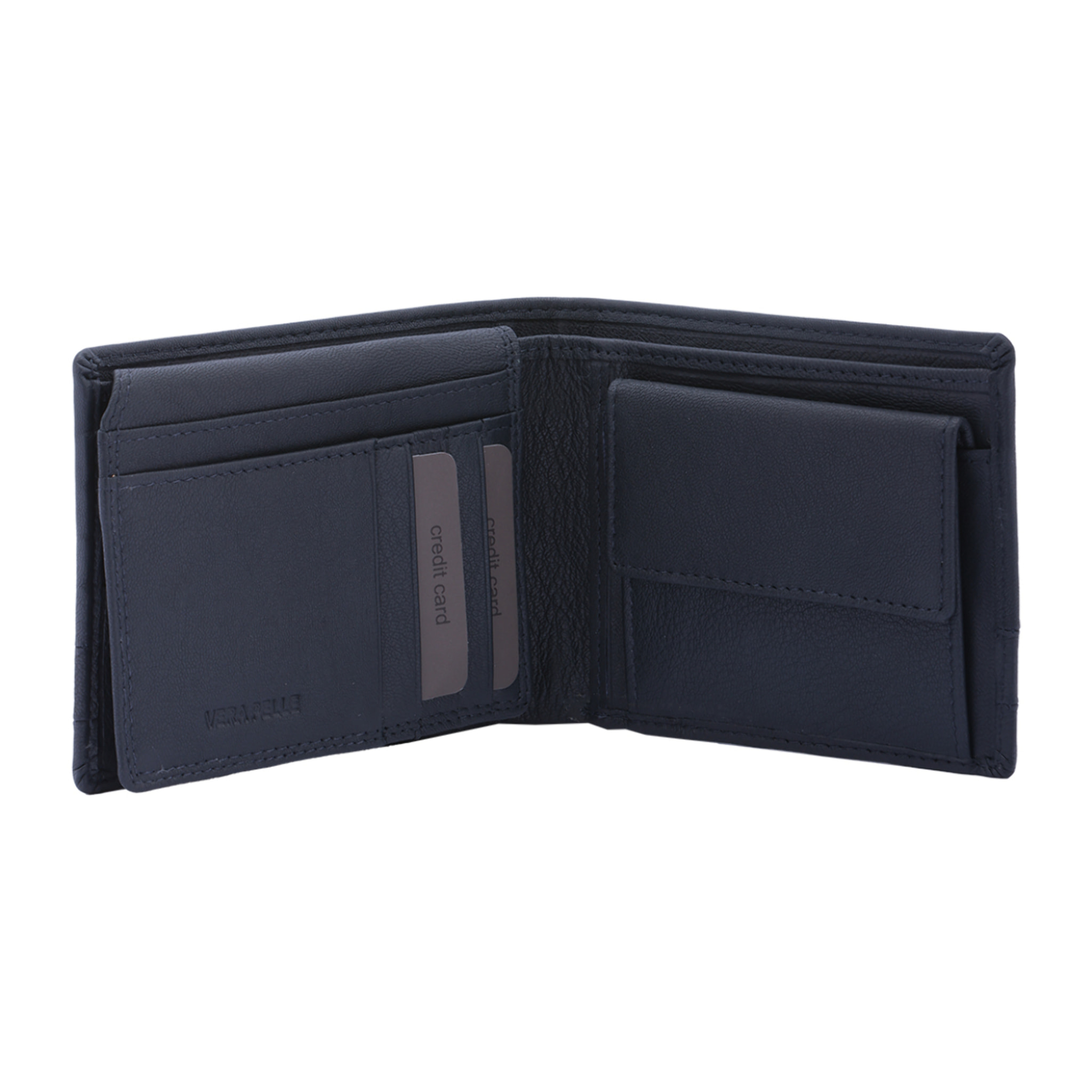 Portafoglio  da uomo In Vera pelle Made in Italy 9,5x12x3 cm