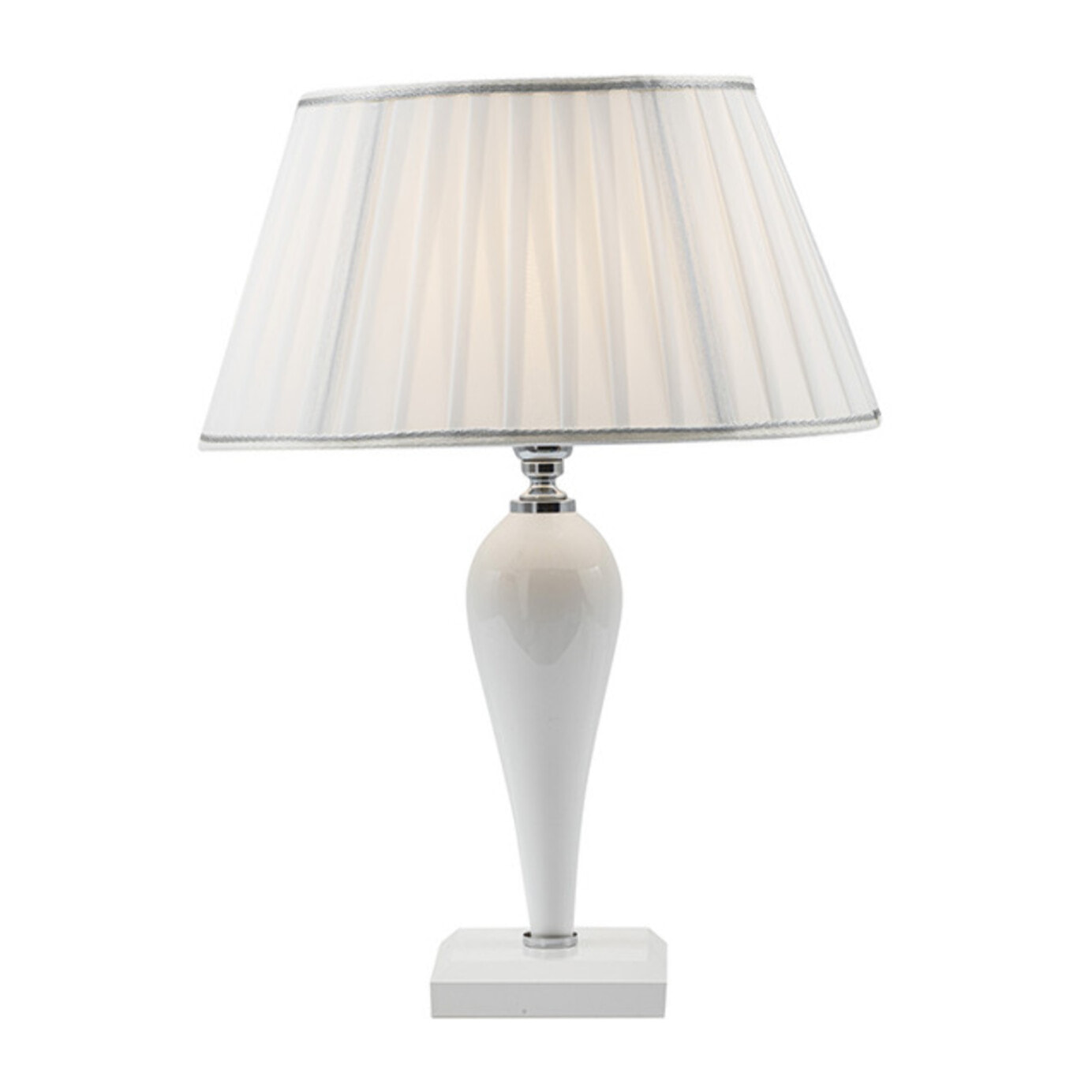 Lampada da tavolo Rossini CRISTELLE Bianca