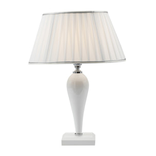Lampada da tavolo Rossini CRISTELLE Bianca