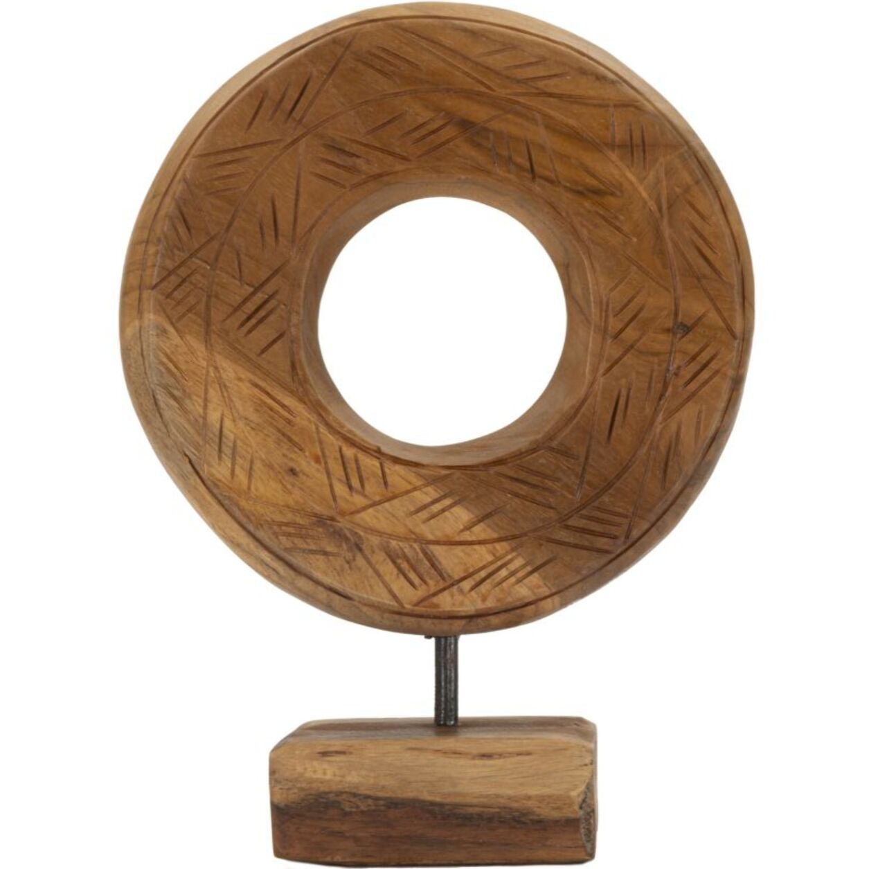 SCULTURA DORAT IN TEAK RIC. CM 20X10X28 (PEZZI UNICI - NON RIP. IN SERIE)