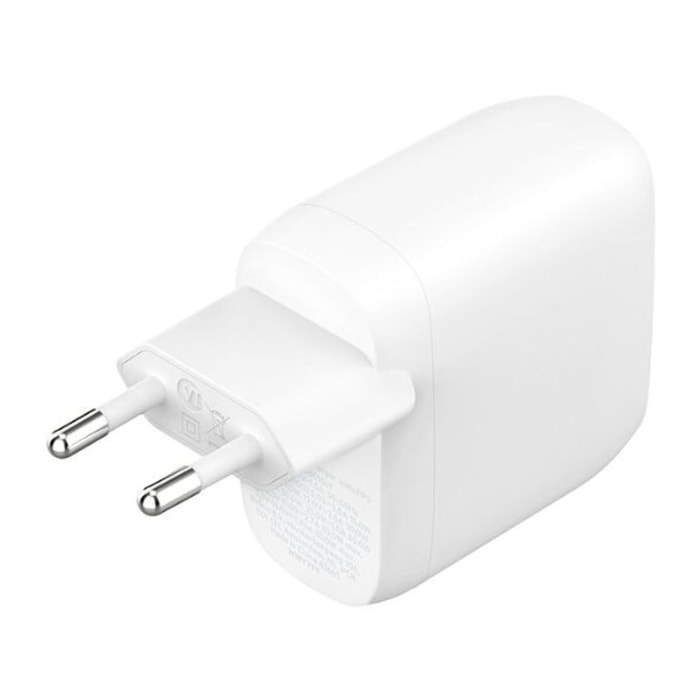 Chargeur secteur BELKIN USB-C 2 X 30W blanc