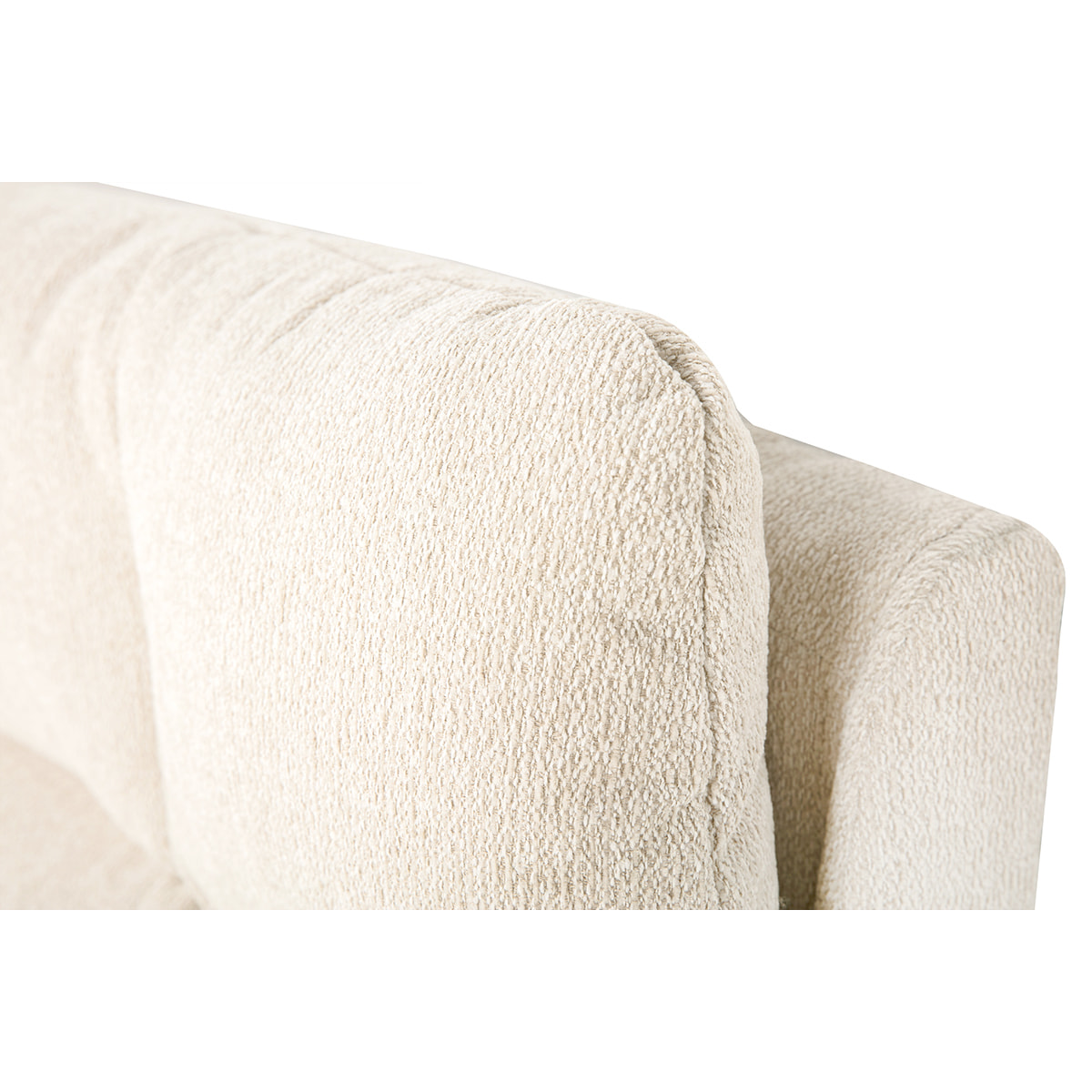 Tête de lit en tissu texturé beige L160 cm HONO