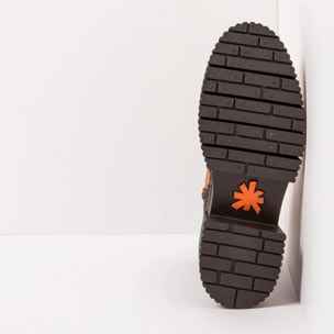 Botines con tacón 1374 NAPPA CUERO-BROWN/YORK color Cuero-brown