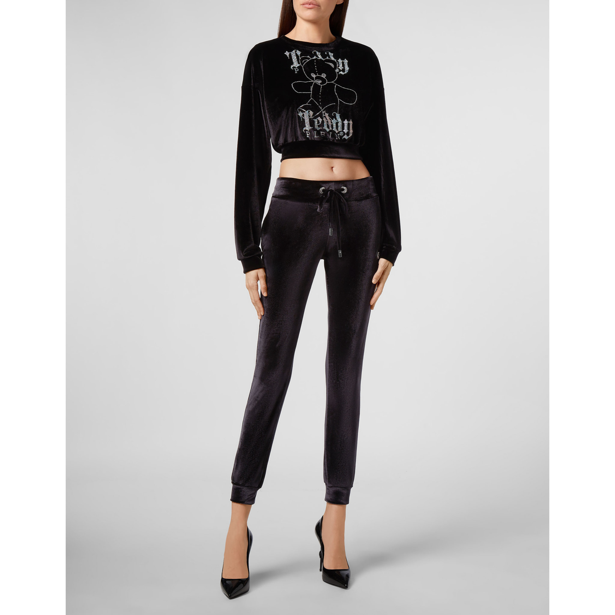 PHILIPP PLEIN Jogging Trousers Monogram Teddy Bear