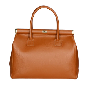 Borsa a mano da donna - Modello Aleria - Vera pelle - 35.0 x 26.0 x 16.0 cm