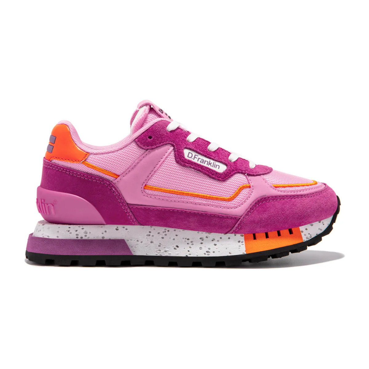 Zapatillas Deportivas Casual Mujer Vibla Zig Fucsia D.Franklin