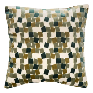Coussin Mosai carré 53x53cm vert