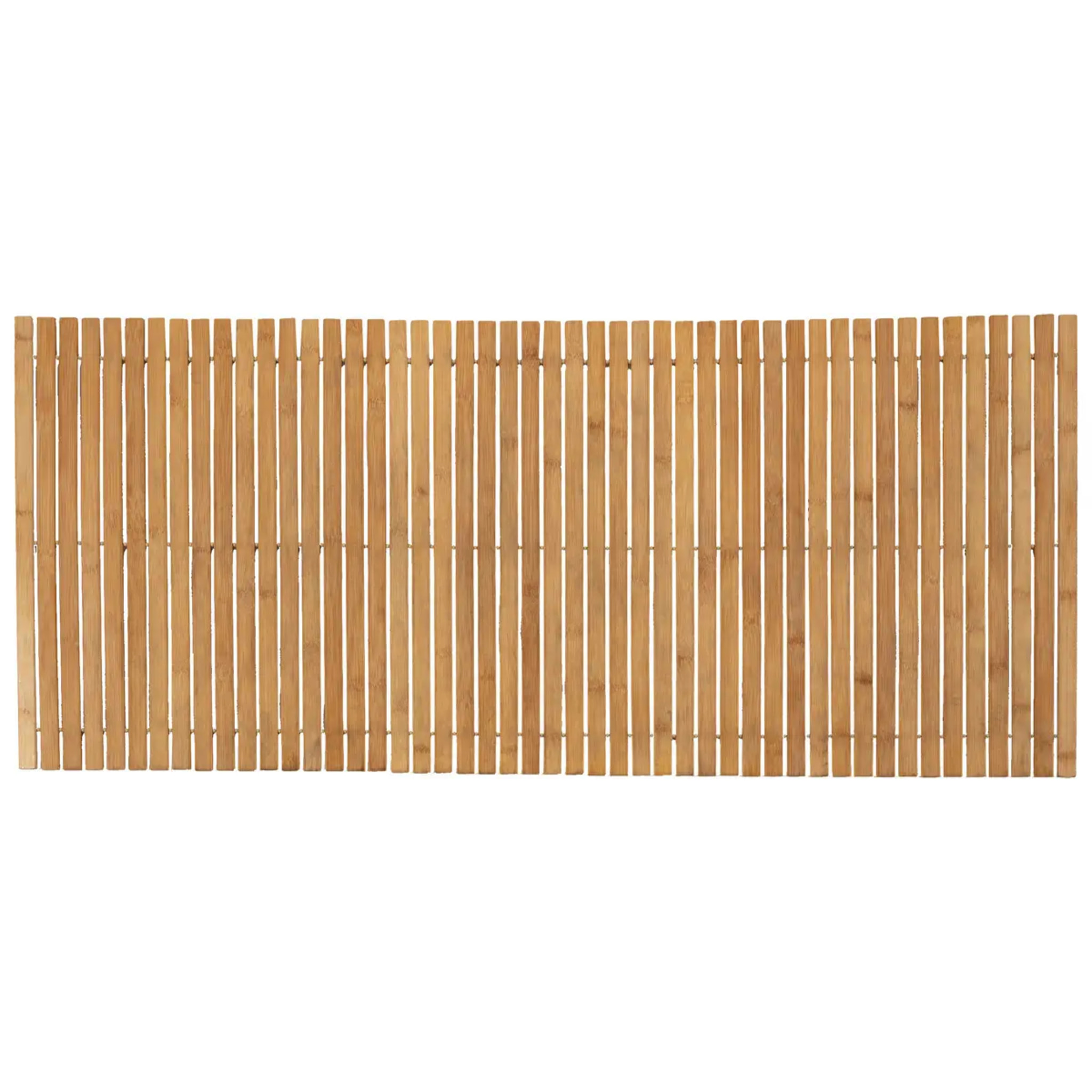 Tapis de bain caillebotis en bambou 50x120cm