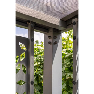 Carport aluminium Trigano - LIBECCIO + 8 claustras - 16 m²