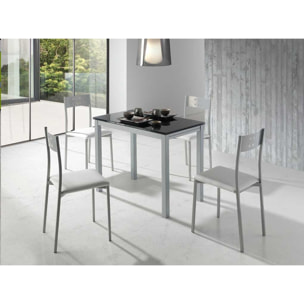 Mesa de cocina – Cristal y metal
