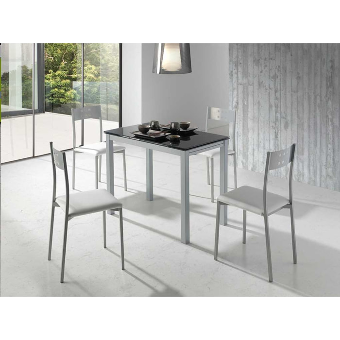 Mesa de cocina – Cristal y metal