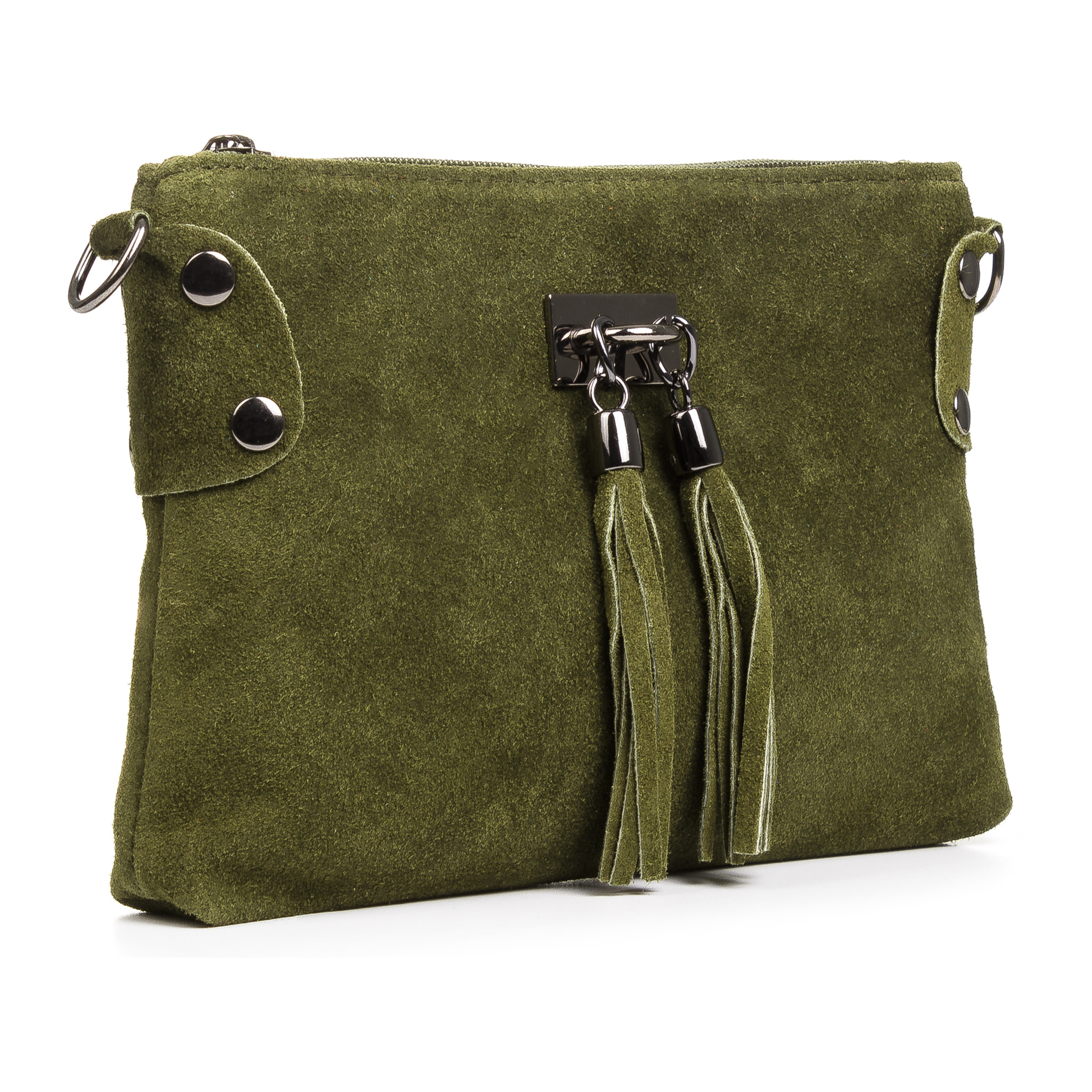 Savina Borsa a tracolla Donna.Cuoio autentico Scamosciato