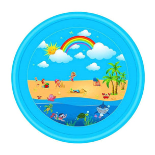 Splash Pad. Juguete inflable con aspersor de agua para jugar. 170 cm.