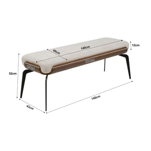 Banc Marc 140cm Kare Design