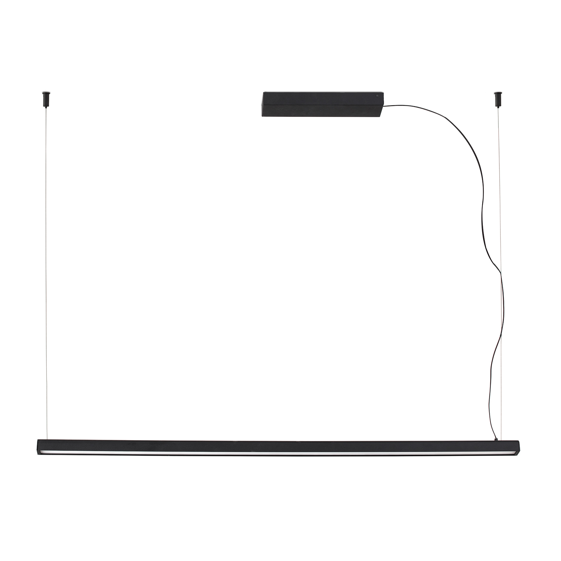 VICO 1150 Colgante negra con florón de superficie