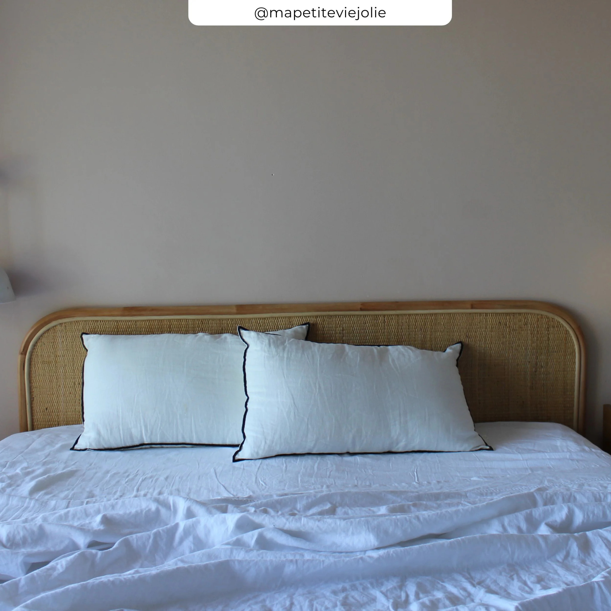 Tête de lit 160 cm en rotin naturel - Grace