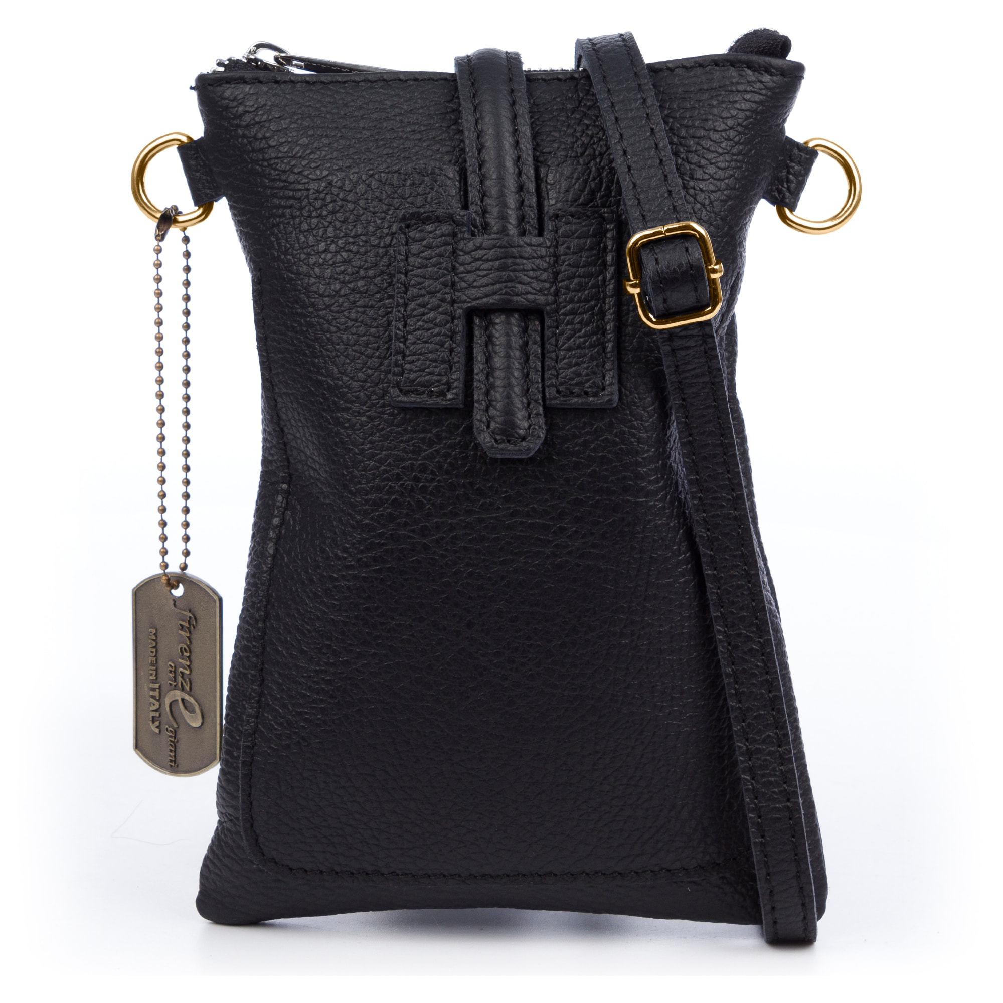 Battipaglia Cartera Mujer. Piel auténtica Dollaro.