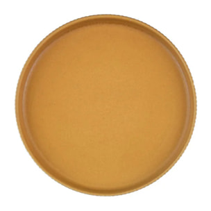 Assiette SCANDI Ø16,5cm - 4 pièces - Ocre