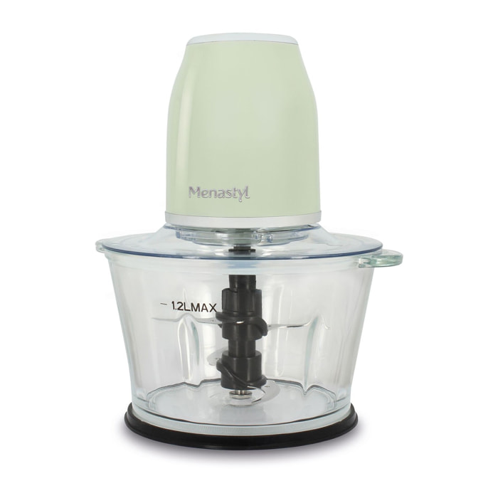 Hachoir électrique 1,2L celadon RETRO