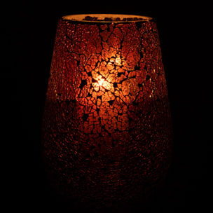J-Line photophore Ali - verre - brun - large