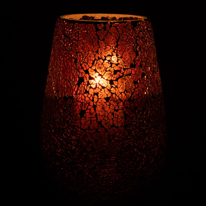 J-Line photophore Ali - verre - brun - large