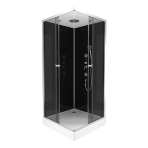 Cabine de douche carrée 90x90x215cm - RAVEN SQUARE