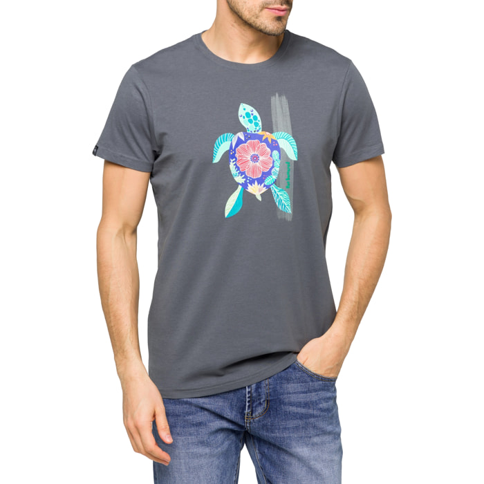 T-shirt in cotone 150 gr Hot Buttered Rebel Grigio.