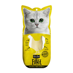 Kit Cat FilletFresh - Pack Degustación 18 ud Snack natural para gatos