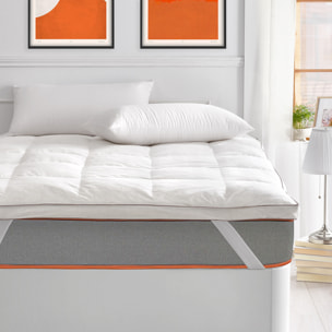 Topper Sobrecolchón Pluma y Plumón 7cm Confort Hotel · WHAT THE SLEEP