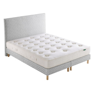 Ensemble matelas Le Latex Naturel + sommier + tête de lit