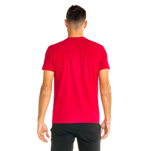Camiseta de hombre Leone Basic de algodón de manga corta