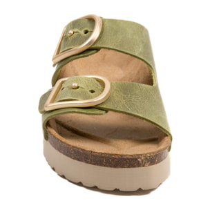 SANDALO CON ZEPPA BILLOWY VERDE