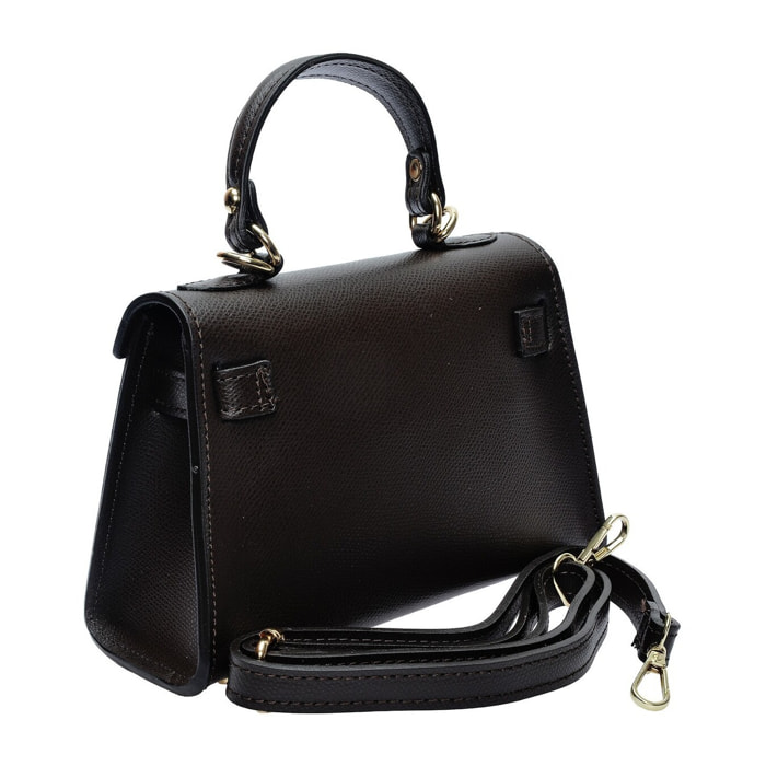 Borsa a spalla Anna Luchini Marrone