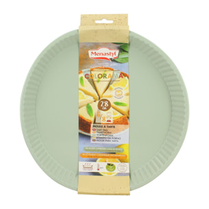 Moule à tarte en acier carbone céladon 28cm COLORAMA
