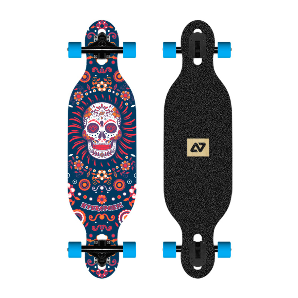 Longboard Hydroponic DT KIDS MEXICAN SKULL Purple