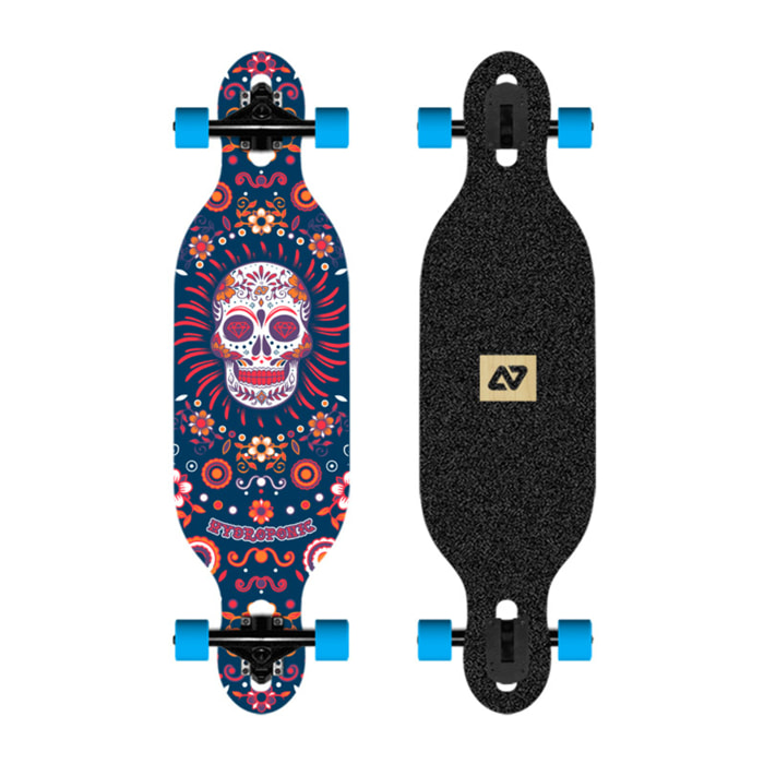 Longboard Hydroponic DT KIDS MEXICAN SKULL Purple