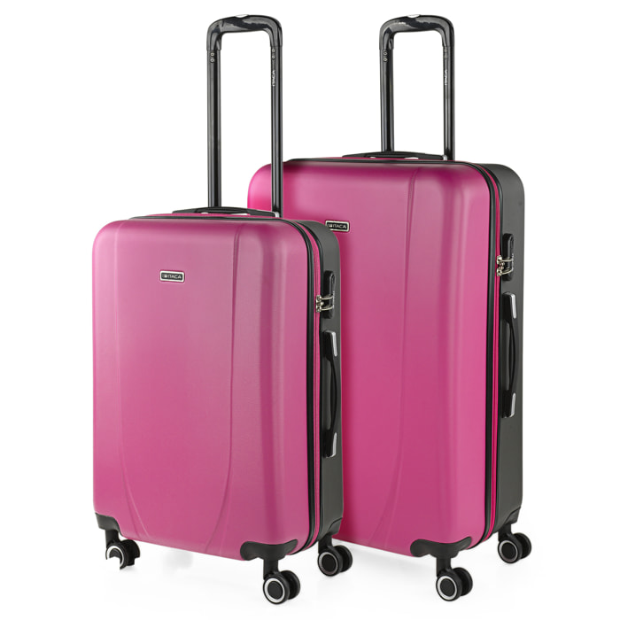 Maleta Itaca Tiber Set De 2 Unidades Fucsia/Antracita